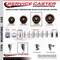 Service Caster 4 High Temp Glass Filled Nylon 7/16'' Stem Caster Set 2 Total Lock Brakes, 4PK SCC-GRTTL20S414-GFNSHT-716138-2-S-2 - alternate 2